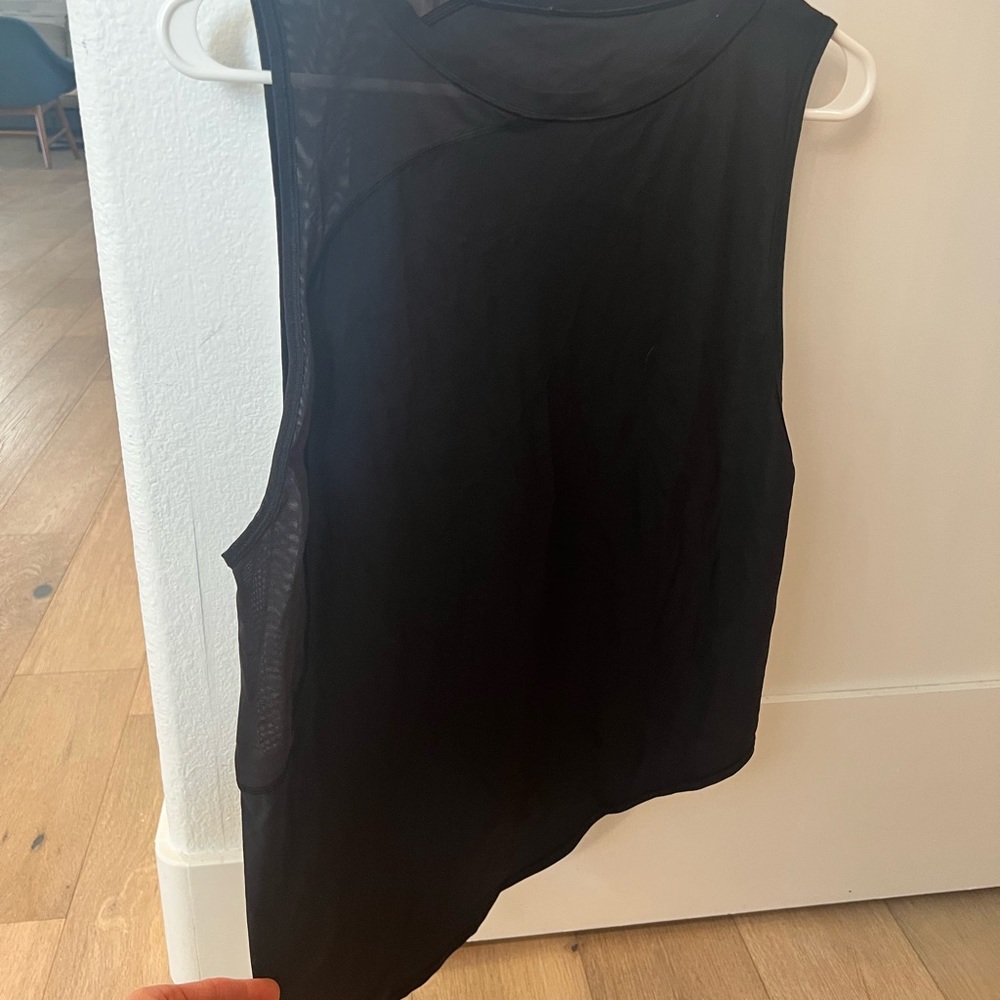 Lululemon Muscle Tank with sheer mesh detail